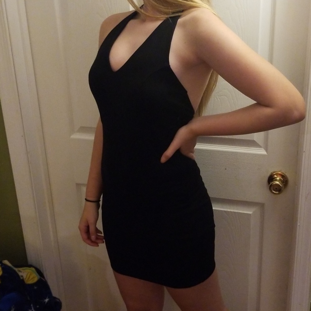 Lulus Little Black Dress Cocktail Homecoming Med